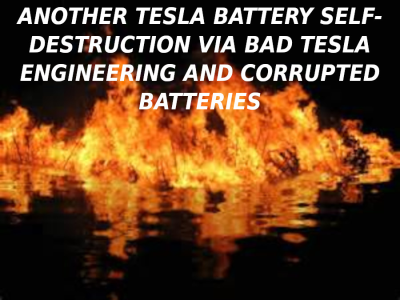 th TESLA MOTORS IS CORRUPT AND UNSAFE
Keywords: Big tech mobsters,Dark money payola, Rare Earth Mines, New America Foundation Corruption, Obama, Obama Campaign Finance, Obama FEC violations, Palo Alto Mafia, Paypal Mafia, Pelosi Corruption, Political bribes, Political Insider,  Eric Schmidt Sex Penthou