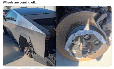 wheels just come off tesla cars
Keywords: Big tech mobsters,Dark money payola, Rare Earth Mines, New America Foundation Corruption, Obama, Obama Campaign Finance, Obama FEC violations, Palo Alto Mafia, Paypal Mafia, Pelosi Corruption, Political bribes, Political Insider,  Eric Schmidt Sex Penthou