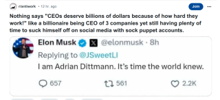 Filename=ELON_MUSK_HAS_THOUSANDS_OF_MEAT_PUPPET_ACCOUNTS.png
Filesize=183KiB
Dimensions=918x421
Date added=Sep 23, 2026 ELON_MUSK_HAS_THOUSANDS_OF_MEAT_PUPPET_ACCOUNTS.png