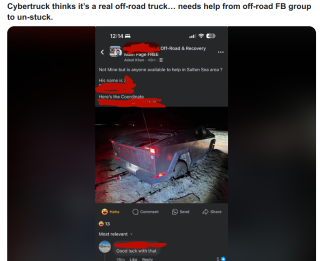 Filename=TESLA_CYBER_TRUCK_IS_ALWAYS_STUCK.png
Filesize=339KiB
Dimensions=891x727
Date added=Sep 23, 2026 TESLA_CYBER_TRUCK_IS_ALWAYS_STUCK.png