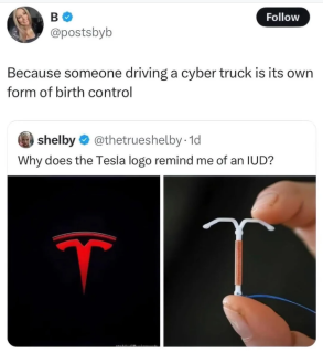 Filename=TESLA_LOGO_IS_AN_IUD.png
Filesize=201KiB
Dimensions=620x675
Date added=Sep 23, 2026 TESLA_LOGO_IS_AN_IUD.png