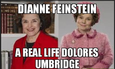 FEINSTEIN IS UMBRIDGE Silicon Valley Tech Oligarchs And Their Operatives ARE The Deep State
Keywords: Big tech mobsters,Dark money payola, Rare Earth Mines, New America Foundation Corruption, Obama, Obama Campaign Finance, Obama FEC violations, Palo Alto Mafia, Paypal Mafia, Pelosi Corruption, Political bribes, Political Insider,  Eric Schmidt Sex Penthou