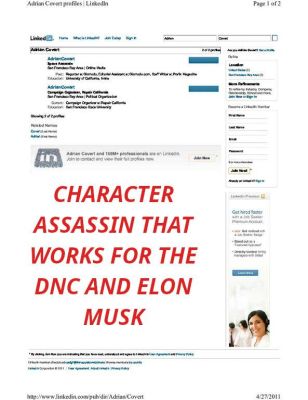 GAWKER-MEDIA-RAN-THE-HIT-JOBS-.linkedin-pdf
Keywords: Big tech mobsters,Dark money payola, Rare Earth Mines, New America Foundation Corruption, Obama, Obama Campaign Finance, Obama FEC violations, Palo Alto Mafia, Paypal Mafia, Pelosi Corruption, Political bribes, Political Insider,  Eric Schmidt Sex Penthou