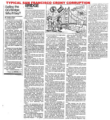 SAN FRANCISCO CORRUPTION press12_v1
Keywords: Big tech mobsters,Dark money payola, Rare Earth Mines, New America Foundation Corruption, Obama, Obama Campaign Finance, Obama FEC violations, Palo Alto Mafia, Paypal Mafia, Pelosi Corruption, Political bribes, Political Insider,  Eric Schmidt Sex Penthou