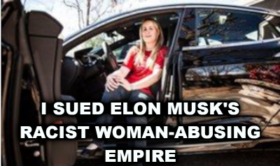 ELON MUSK IS A RACIST AND AN SEXIST
Keywords: Big tech mobsters,Dark money payola, Rare Earth Mines, New America Foundation Corruption, Obama, Obama Campaign Finance, Obama FEC violations, Palo Alto Mafia, Paypal Mafia, Pelosi Corruption, Political bribes, Political Insider,  Eric Schmidt Sex Penthou