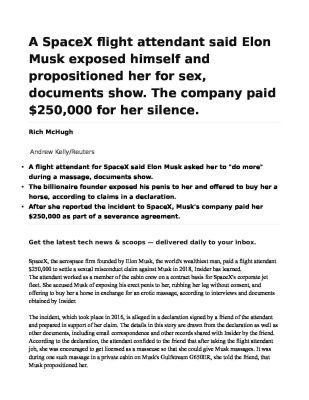 SEX-ABUSER-ELON-MUSK-PAYS-HOOKERS-DIFFERENTLY-pdf
Keywords: Big tech mobsters,Dark money payola, Rare Earth Mines, New America Foundation Corruption, Obama, Obama Campaign Finance, Obama FEC violations, Palo Alto Mafia, Paypal Mafia, Pelosi Corruption, Political bribes, Political Insider,  Eric Schmidt Sex Penthou