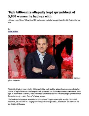 Tech-billionaire-allegedly-kept-spreadsheet-of-5000-women-he-had-sex-pdf
Keywords: Big tech mobsters,Dark money payola, Rare Earth Mines, New America Foundation Corruption, Obama, Obama Campaign Finance, Obama FEC violations, Palo Alto Mafia, Paypal Mafia, Pelosi Corruption, Political bribes, Political Insider,  Eric Schmidt Sex Penthou