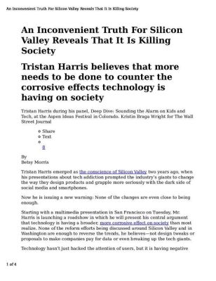 An-Inconvenient-Truth-For-Silicon-Valley-Reveals-That-It-Is-Killing-Society-pdf
Keywords: Big tech mobsters,Dark money payola, Rare Earth Mines, New America Foundation Corruption, Obama, Obama Campaign Finance, Obama FEC violations, Palo Alto Mafia, Paypal Mafia, Pelosi Corruption, Political bribes, Political Insider,  Eric Schmidt Sex Penthou