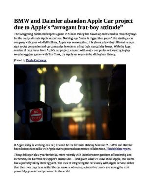BMW-and-Daimler-abandon-Apple-Car-project-pdf
Keywords: Big tech mobsters,Dark money payola, Rare Earth Mines, New America Foundation Corruption, Obama, Obama Campaign Finance, Obama FEC violations, Palo Alto Mafia, Paypal Mafia, Pelosi Corruption, Political bribes, Political Insider,  Eric Schmidt Sex Penthou