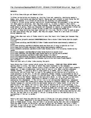 AFGHAN-LITHIUM-SCAM-lithium.txt-pdf The Lithium Battery Rare Earth Scam
Keywords: Big tech mobsters,Dark money payola, Rare Earth Mines, New America Foundation Corruption, Obama, Obama Campaign Finance, Obama FEC violations, Palo Alto Mafia, Paypal Mafia, Pelosi Corruption, Political bribes, Political Insider,  Eric Schmidt Sex Penthou