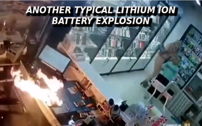 A LITHIUM ION BATTERY EXPLODES EVERY 15 SECONDS
Keywords: Big tech mobsters,Dark money payola, Rare Earth Mines, New America Foundation Corruption, Obama, Obama Campaign Finance, Obama FEC violations, Palo Alto Mafia, Paypal Mafia, Pelosi Corruption, Political bribes, Political Insider,  Eric Schmidt Sex Penthou