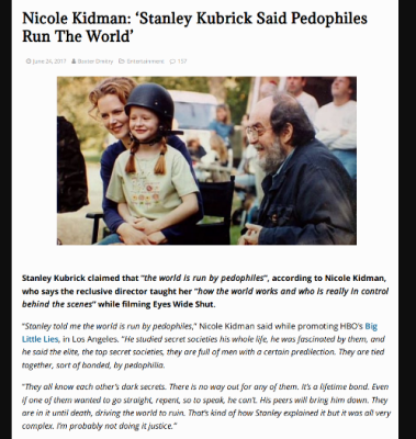 KUBRICK REVEALS HOLLYWOOD AND THE DNC Silicon Valley Tech Oligarchs And Their Operatives ARE The Deep State
Keywords: Big tech mobsters,Dark money payola, Rare Earth Mines, New America Foundation Corruption, Obama, Obama Campaign Finance, Obama FEC violations, Palo Alto Mafia, Paypal Mafia, Pelosi Corruption, Political bribes, Political Insider,  Eric Schmidt Sex Penthou