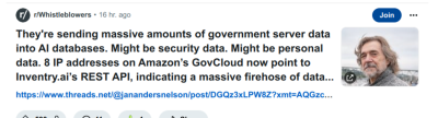 AI IS RAPING PUBLIC PRIVACY
Keywords: UraniumOne, Venture Capital Collusion, Vinod Khosla, Goldman Sachs Stock Market Rigging, Gay Silicon Valley, Google bribes regulators, Silicon Valley No Poaching Lawsuit, The AngelGate Scandal, stock market rigging, google election rigging, frank guistra,