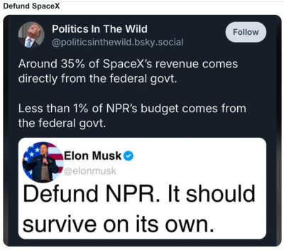 DEFUND SPACEX 6788
Keywords: UraniumOne, Venture Capital Collusion, Vinod Khosla, Goldman Sachs Stock Market Rigging, Gay Silicon Valley, Google bribes regulators, Silicon Valley No Poaching Lawsuit, The AngelGate Scandal, stock market rigging, google election rigging, frank guistra,