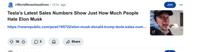 ELON MUSK IS HATED BY THE WORLD 764
Keywords: UraniumOne, Venture Capital Collusion, Vinod Khosla, Goldman Sachs Stock Market Rigging, Gay Silicon Valley, Google bribes regulators, Silicon Valley No Poaching Lawsuit, The AngelGate Scandal, stock market rigging, google election rigging, frank guistra,