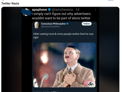 ELON NAZI ISM
Keywords: UraniumOne, Venture Capital Collusion, Vinod Khosla, Goldman Sachs Stock Market Rigging, Gay Silicon Valley, Google bribes regulators, Silicon Valley No Poaching Lawsuit, The AngelGate Scandal, stock market rigging, google election rigging, frank guistra,