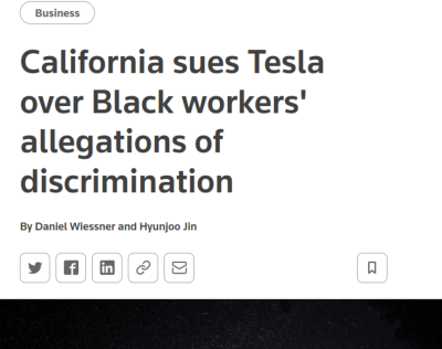 TESLA HATES BLACKS
Keywords: UraniumOne, Venture Capital Collusion, Vinod Khosla, Goldman Sachs Stock Market Rigging, Gay Silicon Valley, Google bribes regulators, Silicon Valley No Poaching Lawsuit, The AngelGate Scandal, stock market rigging, google election rigging, frank guistra,