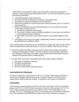 Tesla-Information-Request-7 Tesla Cars Are Unsafe Corrupt Stock Scams
Keywords: UraniumOne, Venture Capital Collusion, Vinod Khosla, Goldman Sachs Stock Market Rigging, Gay Silicon Valley, Google bribes regulators, Silicon Valley No Poaching Lawsuit, The AngelGate Scandal, stock market rigging, google election rigging, frank guistra,