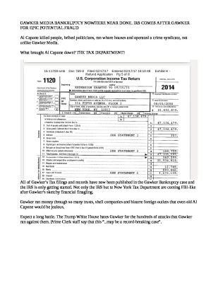 GAWKER-MEDIA-RAN-THE-HIT-JOBS-GAWKER-MEDIA-BANKRUPTCY-NOWHERE-NEAR-DONE.-IRS-COMES-AFTER-GAWKER-FOR-EPIC-POTENTIAL-FRAUD-pdf
Keywords: Big tech mobsters,Dark money payola, Rare Earth Mines, New America Foundation Corruption, Obama, Obama Campaign Finance, Obama FEC violations, Palo Alto Mafia, Paypal Mafia, Pelosi Corruption, Political bribes, Political Insider,  Eric Schmidt Sex Penthou