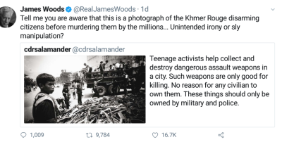 JAMES WOODS GOES OFF
Keywords: Big tech mobsters,Dark money payola, Rare Earth Mines, New America Foundation Corruption, Obama, Obama Campaign Finance, Obama FEC violations, Palo Alto Mafia, Paypal Mafia, Pelosi Corruption, Political bribes, Political Insider,  Eric Schmidt Sex Penthou
