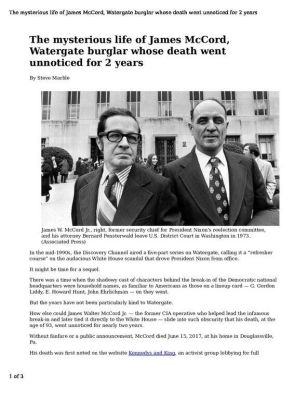 The-mysterious-life-of-James-McCord-Watergate-burglar-whose-death-went-unnoticed-for-2-years-pdf
Keywords: Big tech mobsters,Dark money payola, Rare Earth Mines, New America Foundation Corruption, Obama, Obama Campaign Finance, Obama FEC violations, Palo Alto Mafia, Paypal Mafia, Pelosi Corruption, Political bribes, Political Insider,  Eric Schmidt Sex Penthou
