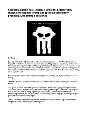 California-doesn___t-hate-Trump-pdf
Keywords: Big tech mobsters,Dark money payola, Rare Earth Mines, New America Foundation Corruption, Obama, Obama Campaign Finance, Obama FEC violations, Palo Alto Mafia, Paypal Mafia, Pelosi Corruption, Political bribes, Political Insider,  Eric Schmidt Sex Penthou