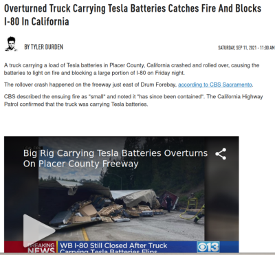EXPLODING TESLA BATTERIES FROM ANY KIND OF DING
Keywords: Big tech mobsters,Dark money payola, Rare Earth Mines, New America Foundation Corruption, Obama, Obama Campaign Finance, Obama FEC violations, Palo Alto Mafia, Paypal Mafia, Pelosi Corruption, Political bribes, Political Insider,  Eric Schmidt Sex Penthou