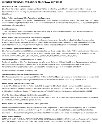 KLEINER-PERKINS
Keywords: Big tech mobsters,Dark money payola, Rare Earth Mines, New America Foundation Corruption, Obama, Obama Campaign Finance, Obama FEC violations, Palo Alto Mafia, Paypal Mafia, Pelosi Corruption, Political bribes, Political Insider,  Eric Schmidt Sex Penthou