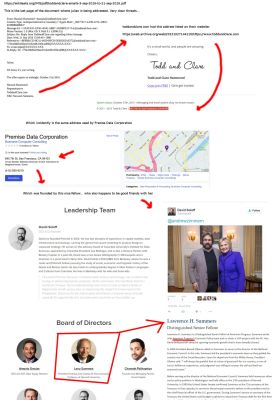 LARRY SUMMERS LITTLE SCAM
Keywords: Big tech mobsters,Dark money payola, Rare Earth Mines, New America Foundation Corruption, Obama, Obama Campaign Finance, Obama FEC violations, Palo Alto Mafia, Paypal Mafia, Pelosi Corruption, Political bribes, Political Insider,  Eric Schmidt Sex Penthou