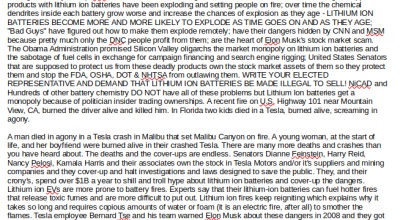 PANASONIC-BATTERIES-ARE-SCAMS-MUSK-654x360
Keywords: Big tech mobsters,Dark money payola, Rare Earth Mines, New America Foundation Corruption, Obama, Obama Campaign Finance, Obama FEC violations, Palo Alto Mafia, Paypal Mafia, Pelosi Corruption, Political bribes, Political Insider,  Eric Schmidt Sex Penthou