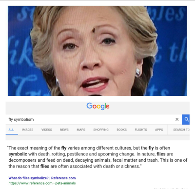 HILLARY HAD A FLY FROM SATAN
Keywords: DIRTY SENATORS AND DARK MONEY BRIBES, Big tech mobsters,Dark money payola, Rare Earth Mines, New America Foundation Corruption, Obama, Obama Campaign Finance, Obama FEC violations, Palo Alto Mafia, Paypal Mafia, Pelosi Corruption, Political bribes, Politi