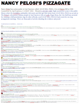 NANCY PELOSI IS PIZZAGATE
Keywords: DIRTY SENATORS AND DARK MONEY BRIBES, Big tech mobsters,Dark money payola, Rare Earth Mines, New America Foundation Corruption, Obama, Obama Campaign Finance, Obama FEC violations, Palo Alto Mafia, Paypal Mafia, Pelosi Corruption, Political bribes, Politi