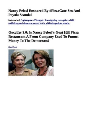 Nancy-Pelosi-Ensnared-By-PizzaGate-pdf
Keywords: DIRTY SENATORS AND DARK MONEY BRIBES, Big tech mobsters,Dark money payola, Rare Earth Mines, New America Foundation Corruption, Obama, Obama Campaign Finance, Obama FEC violations, Palo Alto Mafia, Paypal Mafia, Pelosi Corruption, Political bribes, Politi